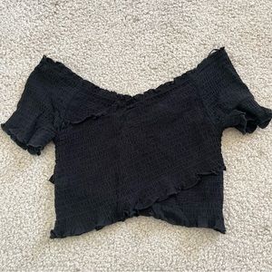 ♥️4/$30 Black crop top